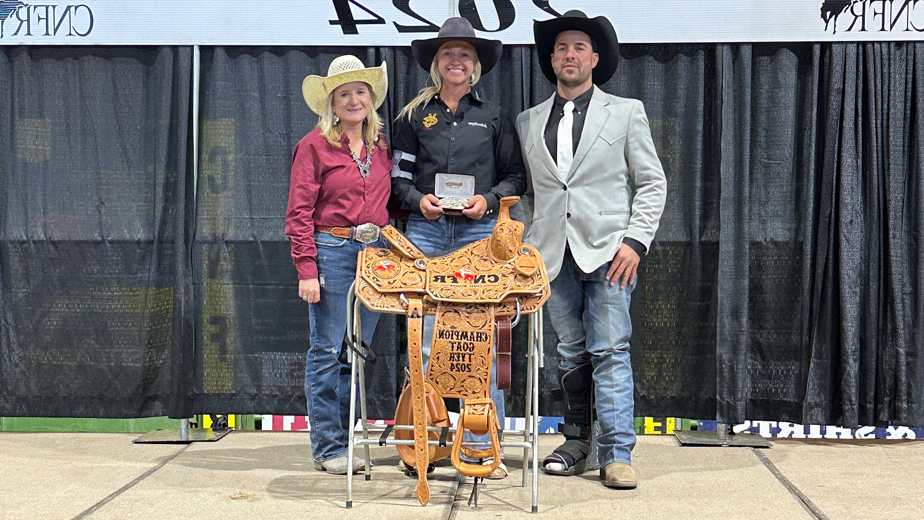 CMU Rodeo Athlete Crowned National Champion in Goat Tying
